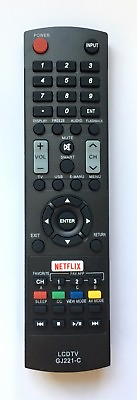 #ad NEW USBRMT Replacement Sharp TV Remote GJ221 C For Sharp LED HDTV Smart TV $7.45