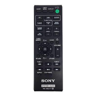 #ad New Replace RM AMU171 For SONY System Audio Remote Control HCD SBT100 CMTSBT100B $8.05