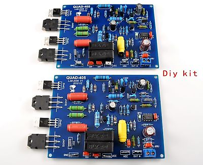 #ad 2pcs QUAD405 125W125W HIFI Power Amplifier Board Amp DIY Kit Dual 2.0 channel $25.98