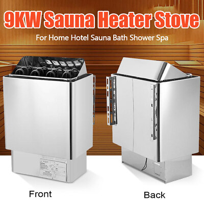#ad 6 9KW 220V Electric Sauna Stove Steam Bath Sauna Heater with External Digital $399.98