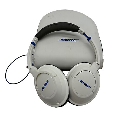 #ad Bose SoundTrue around ear Headband Headphones Headset White Blue Gaming Music $49.99