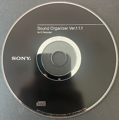 #ad Sony Sound Organizer 1.1.1 PC Software $25.00