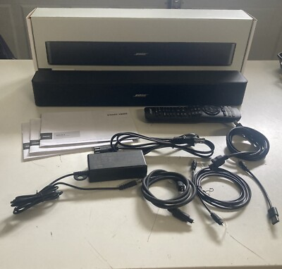 #ad Bose Solo 5 Compact TV Sound System Soundbar Model 418775 w Remote Box Chords $89.99