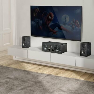 #ad TDX 3.0 Home Theater Speaker System 2 Way Center Channel 2 Bookshelf Speakers $119.95