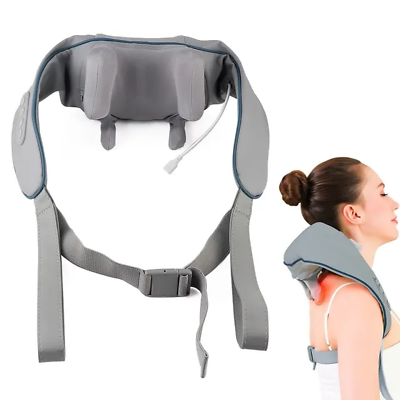 #ad Neck and Shoulder Massager Wireless Neck and Back Shiatsu Kneading Massager Neck $48.46