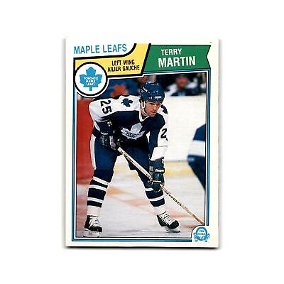 #ad 1983 O Pee Chee Terry Martin Toronto Maple Leafs #336 $2.75