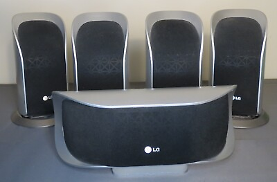 #ad LG Set of 5 Speakers Model LHS 95SBS Home Theater System Tested $29.99