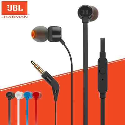 #ad JBL TUNE 110 T110 3.55mm wired with micamp; BassOriginalGaming headphone headset $26.35