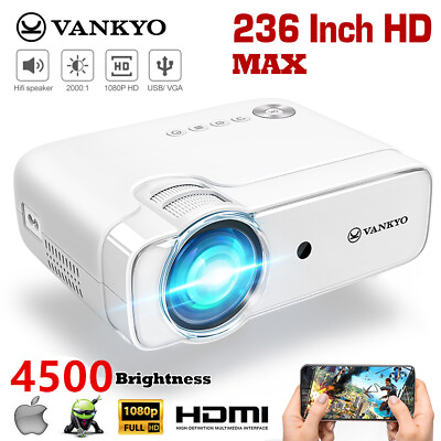 #ad VANKYO Mini LCD Projector Supported 1080P HD Video Movie Home Theater Cinema $33.49