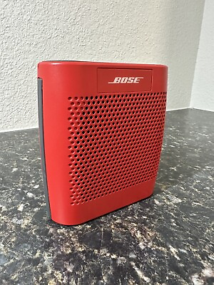 #ad Bose SoundLink Color Red Bluetooth Portable Speaker Model 415859 Working Tested $79.95