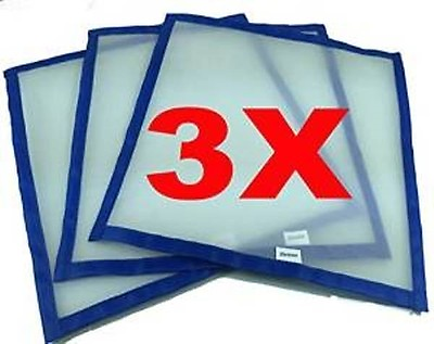 #ad Top Rated Set of 3 Pressing Screen 25 Micron 3X25M $5.99