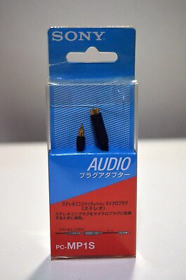 #ad Sony PC MP1S Micro Plug Adapter Stereo Mini Jack SONY for Walkman $158.00