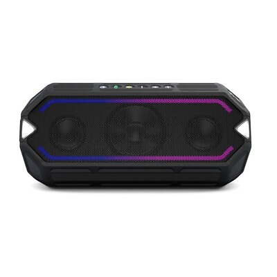 #ad Altec Lansing HydraBoom Bluetooth Speakers USB Type C Rechargeable Waterproof... $42.50