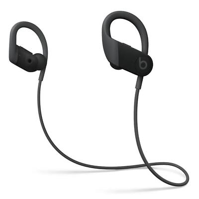 #ad Beats by Dre Powerbeats 4 High Performance Wireless Bluetooth Headphones Black $79.99