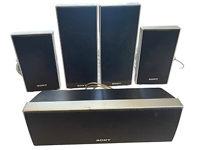#ad SONY Home Theater Surround Sound 5 Speaker System SS TS71 SS TS72 SS CT71 $46.98