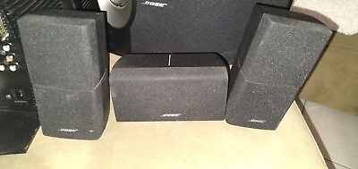 #ad Five Bose double cubes includes Horizontial center and wires $99.00