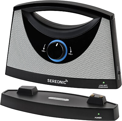 #ad Serene Innovations Sereonic Wireless TV Soundbox TV SB W Charging Station $42.89