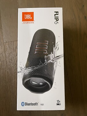 #ad JBL Flip 6 Black Portable Bluetooth Speaker $69.94