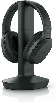 #ad SONY Wireless Stereo Headphone System WH RF400 TV Home Theater Gaming PC Black $28.90