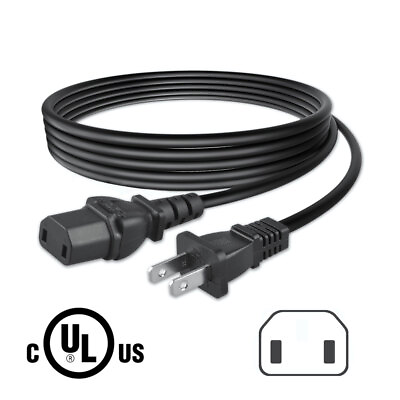 #ad UL 6.6ft AC Power Cord For MartinLogan Dynamo 300 700W 800X 1500X subwoofers $9.69
