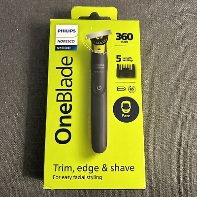 #ad New Philips Norelco One Blade 360 Facial Styling Razor $22.99