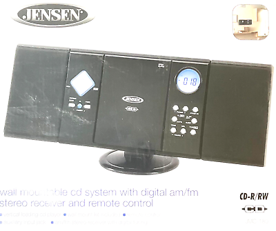 #ad Jensen JMC 180 Wall Mountable CD System AM FM Stereo Receiver with Remote $49.99