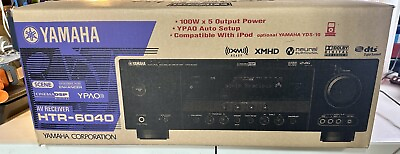 #ad #ad Yamaha HTR 6040 5.1 Surround Sound AV Receiver Cinema DSP Complete O Box New $159.00