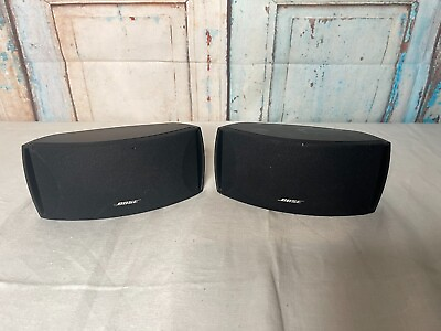 #ad 2 Bose Gemstone Speakers AV321 3 2 1 GS GSX Cinemate Series 1 II III Black $40.00