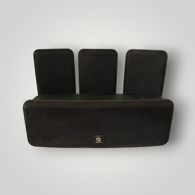 #ad Boston Acoustics MCS90 Surround Sound Speaker Set Black Used Free Shipping $79.99