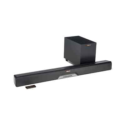 #ad Klipsch RSB 6 Black Sound Bar With 6.5 Inch Wireless Subwoofer RSB6 $199.00