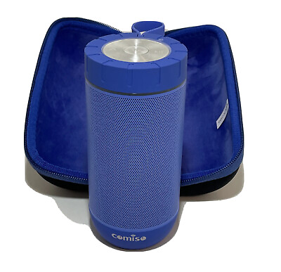 #ad COMISO Waterproof Bluetooth Speakers Outdoor Wireless Portable Speaker Blue $21.50