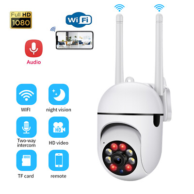 #ad HD 1080P Wireless Security Camera System Outdoor Home 5G Wifi Night Vision Cam $21.95