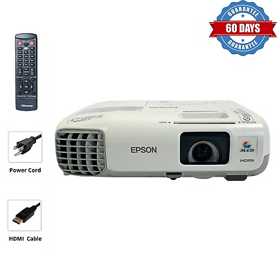 #ad 3500 ANSI 3LCD Projector for Conference Meeting Room Office 1080p HDMI w Bundle $178.93