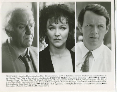 #ad John ThawFrances BarberKevin Whately Death Of The Self TV press photo MBX80 $19.99