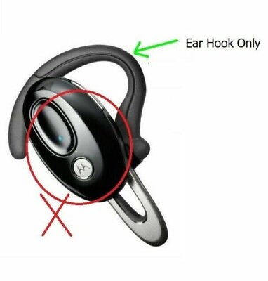 #ad OEM Motorola bluetooth headset H720 H725 H730 Black Ear Hook Only Parts Only $17.99