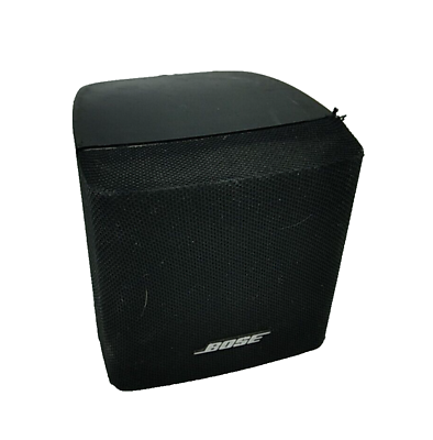 #ad Single Bose Cube Speakers Lifestyle Acoustimass Surround Sound Black $24.95