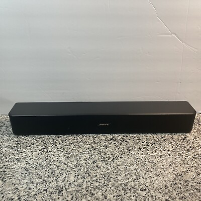 #ad Sound Bar Bose 418775 Solo 5 TV Speaker Black *NO POWER CORD* * BAR ONLY* WORKS $49.88