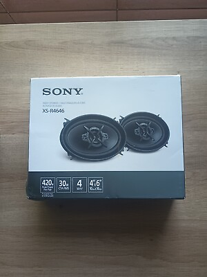 #ad Sony XS R4646 4quot; 4 Way Speakers for Car Audio 420W Peak Per Pair 30W NEW $49.99