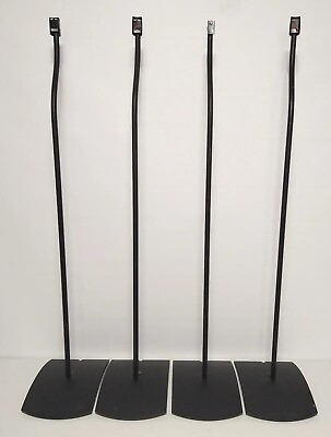 #ad Bose UFS 20 Surround Cubed Speaker Floor Stands Black Set Of 4 $99.95
