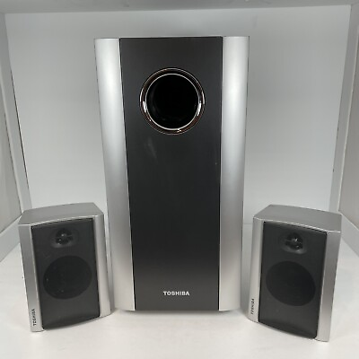 #ad Toshiba Speaker System Passive Non Powered In Good Working Condition V65HTW S $38.25