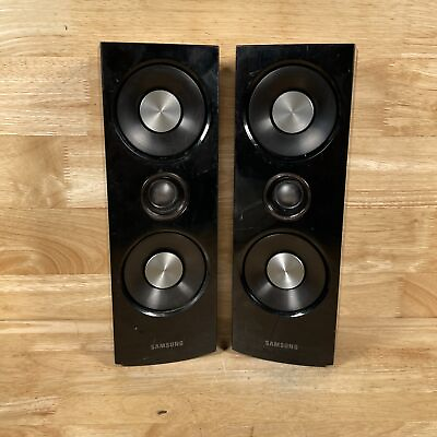#ad Lot of 2 Samsung Black Wired Wall Mount Side Speaker For Home Theater System $69.99