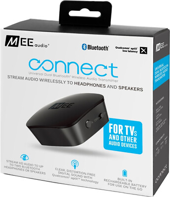 #ad Mee Audio Connect Universal Dual Headphone and Speaker Bluetooth Audio Transmit $39.19