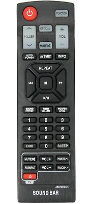 #ad New AKB73575421 Replace Remote Control Fit for LG Sound Bar NB5540A AKB73575401 $6.99