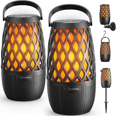 #ad Upgraded Outdoor Speakers Gift for Men Bluetooth Speaker with Lights Multi Sync $124.99