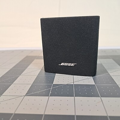 #ad Single Bose Cube Speakers Lifestyle Acoustimass Surround Sound Black Not Tested $14.00