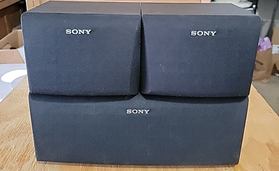#ad Sony Home Theater 3 Speaker Set SS RS120 SS CN120 Satellite amp; Center Channel $34.87