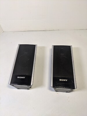 #ad Sony SS TS81 Pair 3 ohm Magnetically Shielded Front Home Theater Speakers $24.98