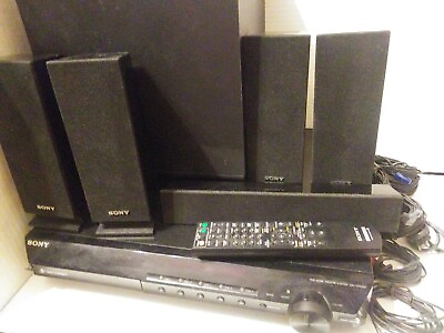 #ad Sony DAV HDX285 Home Theater System Receiver 5 Disc DVD Changer amp; Sony SS TSB101 $170.00