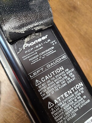 #ad Pioneer PDP S31 LR Speakers $17.00