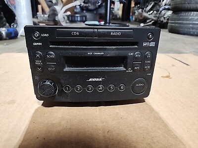 #ad WORKING 2006 Nissan 350Z Convertible Radio Stereo BOSE 6 CD Cassette Player $79.99